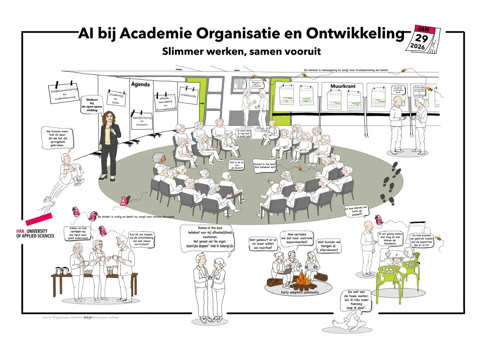 Praatplaat AI bij Academie Organisatie en Ontwikkeling over slimmer werken en samen vooruit